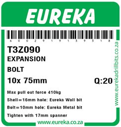 T3Z090 - Expansion Bolt -T3Z090_Label_T